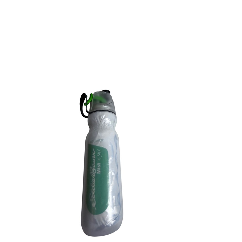 Eddie Bauer Water Bottle 20oz White Mist n Sip Insulated Sport Unisex